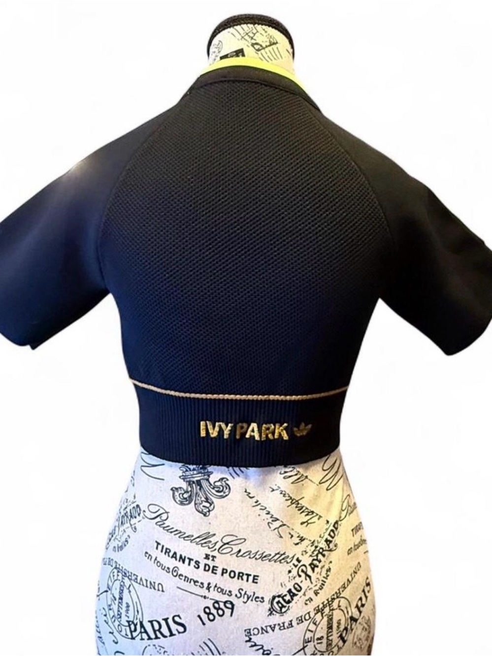 Adidas X Ivy Park Cropped Athletic Top - Picture 3 of 3